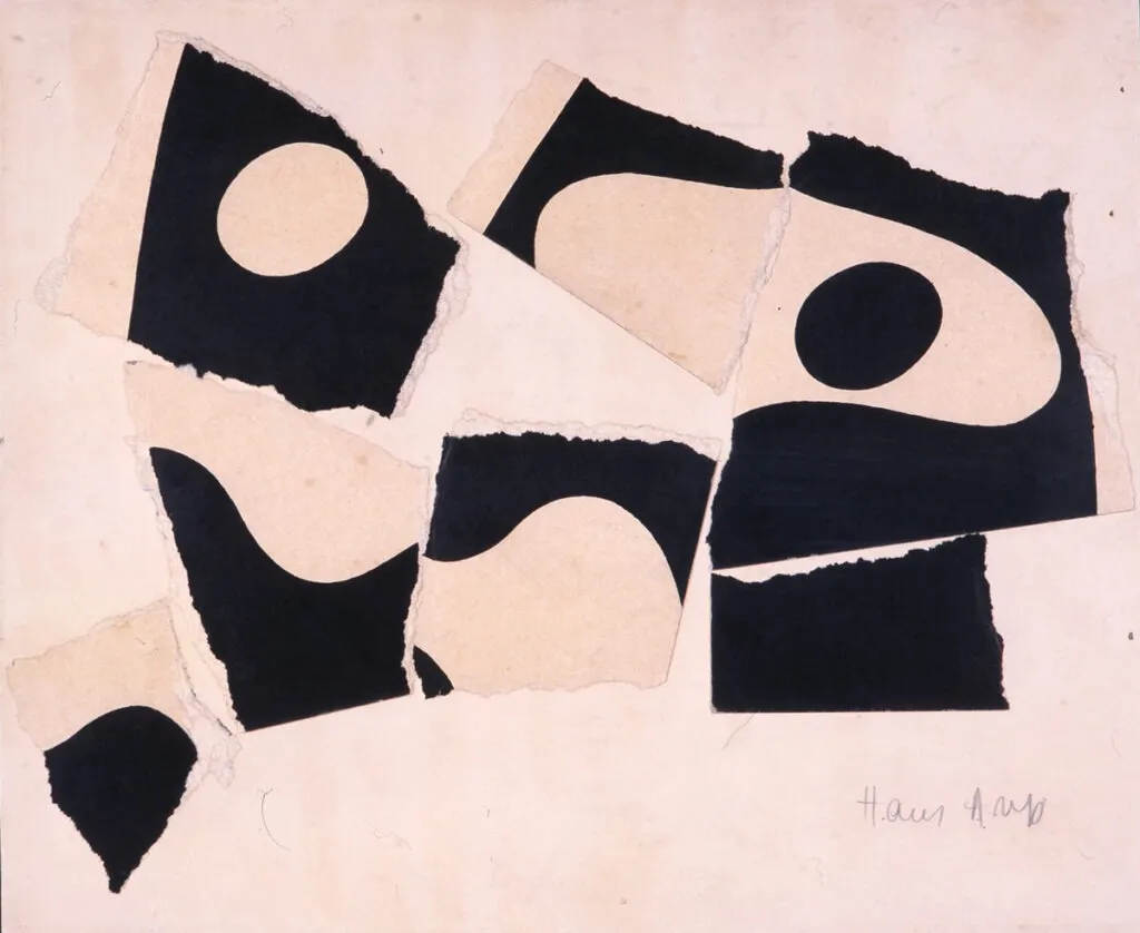 Arp Dada Brush and Ink Drawing web