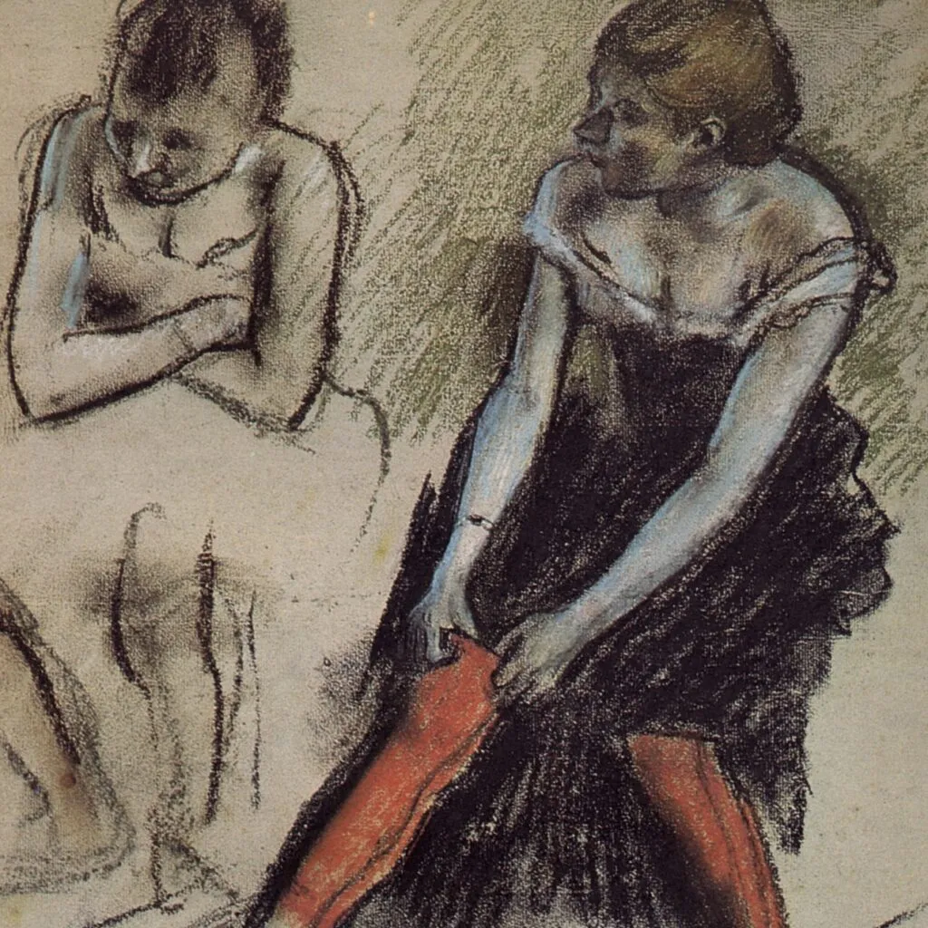 Degas. Dancer with Red Stockings