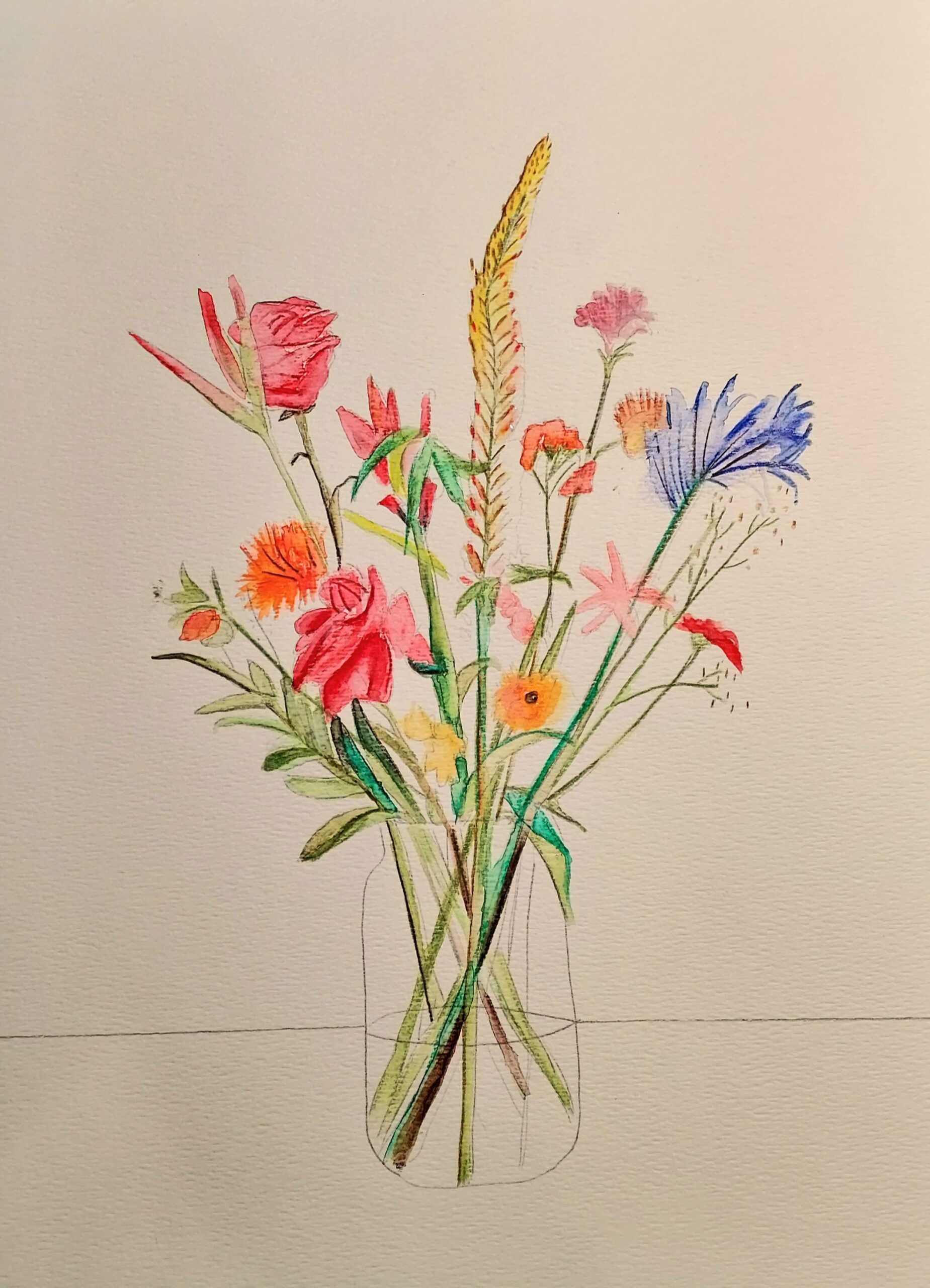 Adult Class: Spring Flowers with Watercolor Pencils