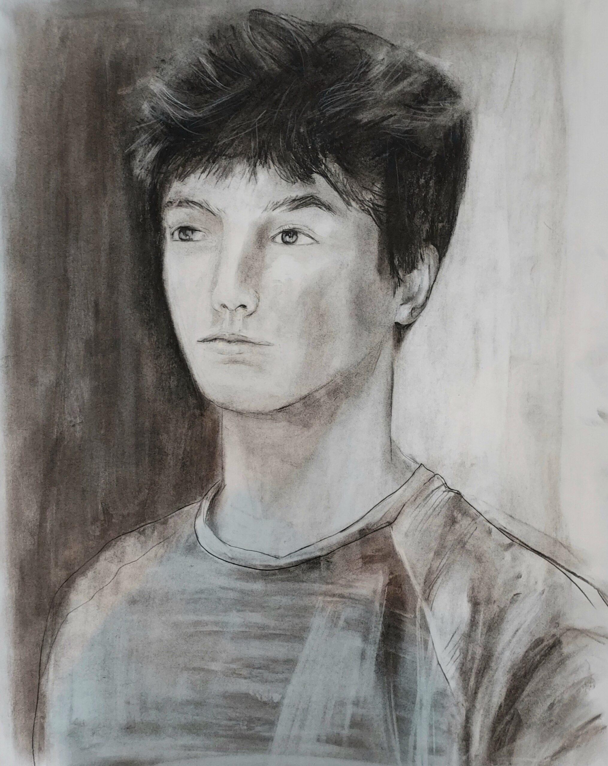 Adult Class: Charcoal Portrait Drawing