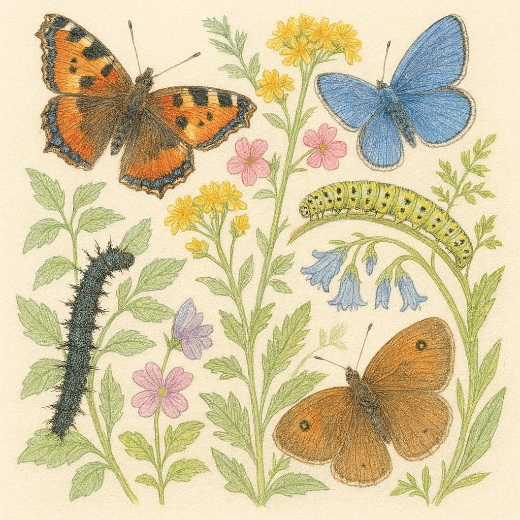 Adult Class: Wings & Whimsy: Drawing Butterflies and Insects in Prismacolor