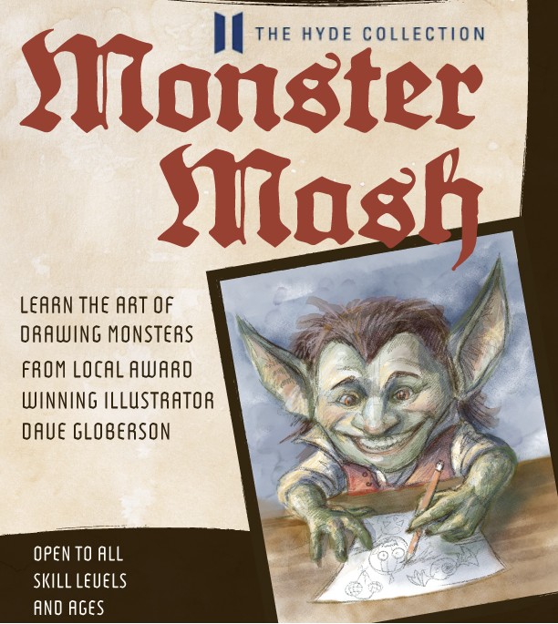 Drawing Class: Monster Mash with Dave Globerson